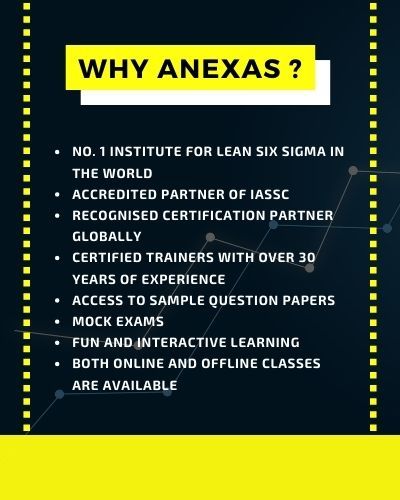 Choose anexas for one of your lean six sigma certification path
