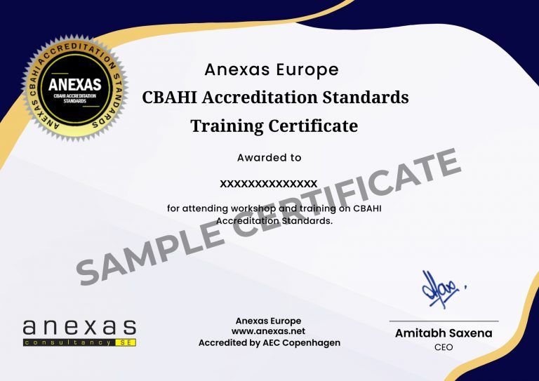 cbahi course certificate