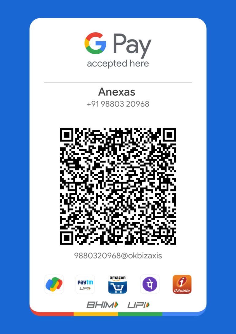 payment qr code anexas